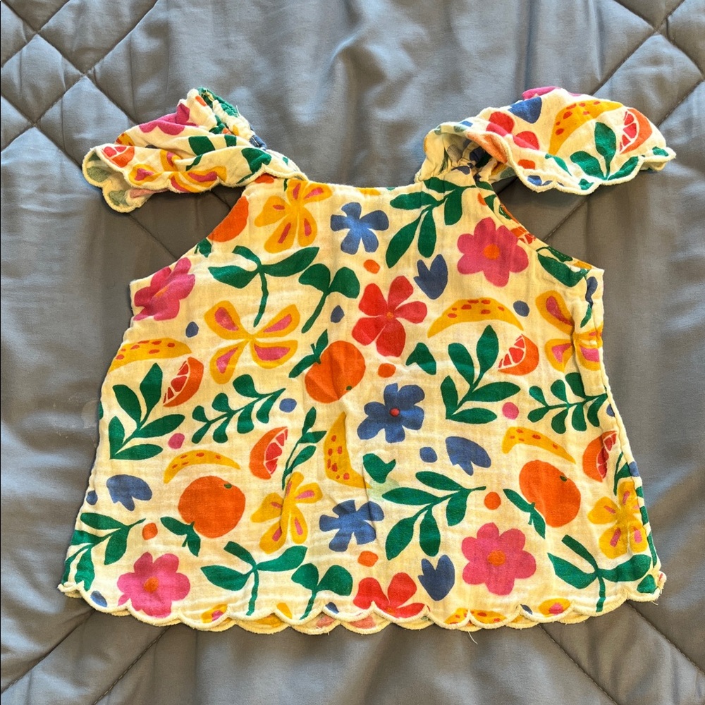 Old Navy Green and Pink Floral Tropics Outfit - Picture 4 of 9